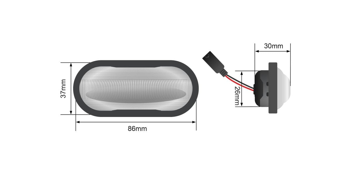 STEDI Dynamic LED Side Marker to suit Land Rover Defender & Discovery 2
