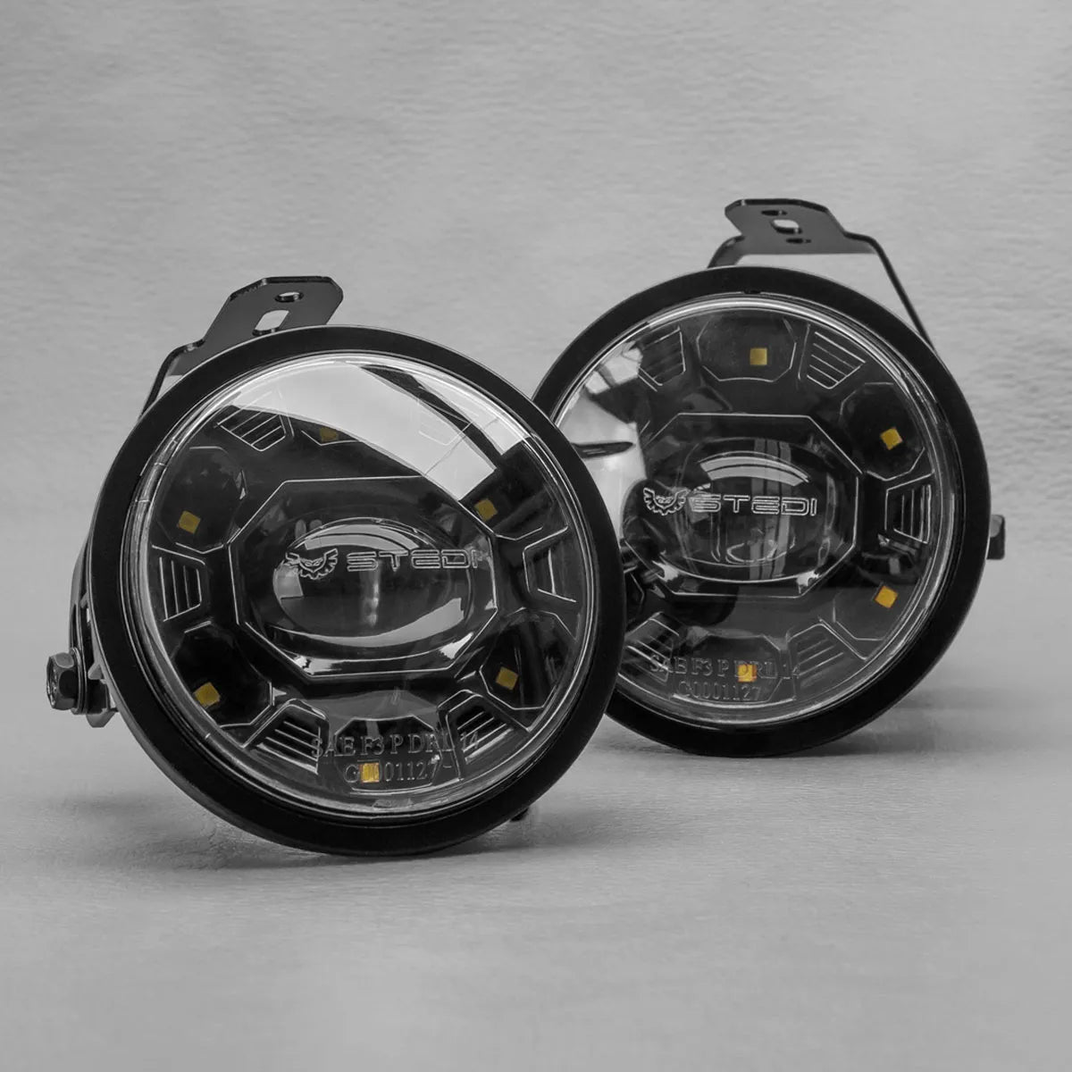 STEDI LED / DRL Fog Lights to suit Ironman Bullbars | Black