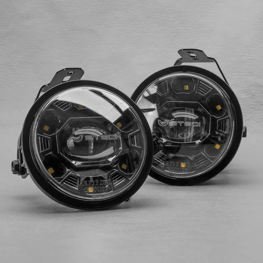 STEDI LED / DRL Fog Lights to suit Ironman Bullbars | Black