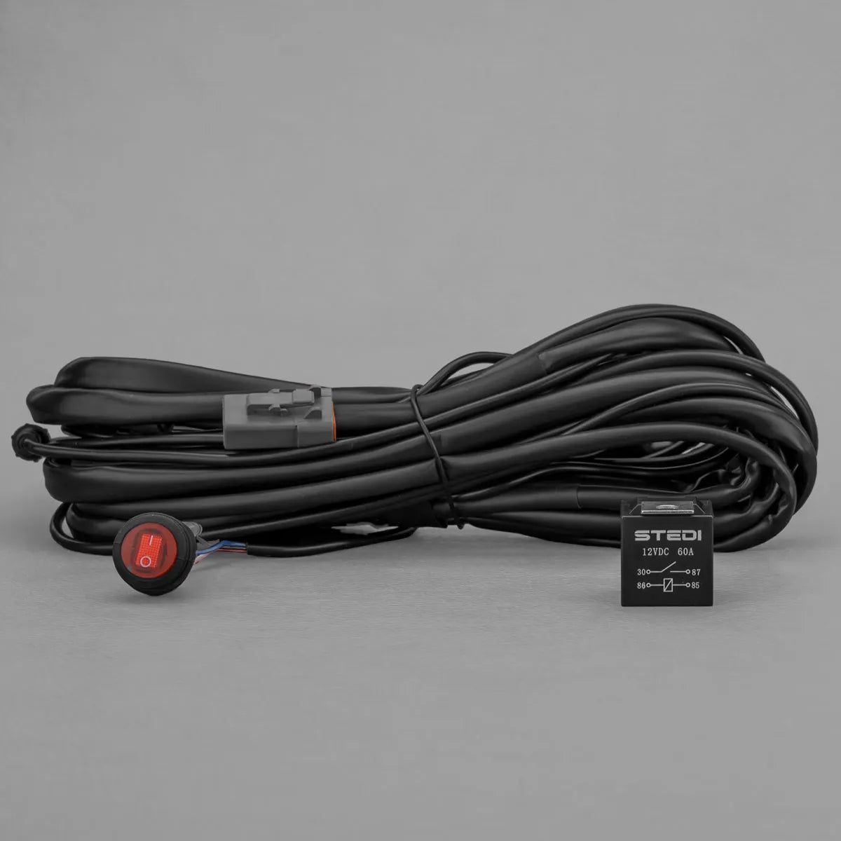 STEDI Single Connector Plug & Play SMART Harness 60A High Beam Driving Light Wiring