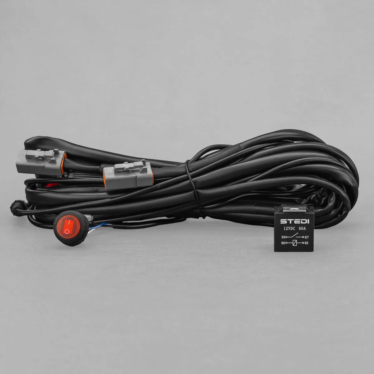 STEDI Dual Connector Plug & Play Smart Harness 60A High Beam Driving Light Wiring