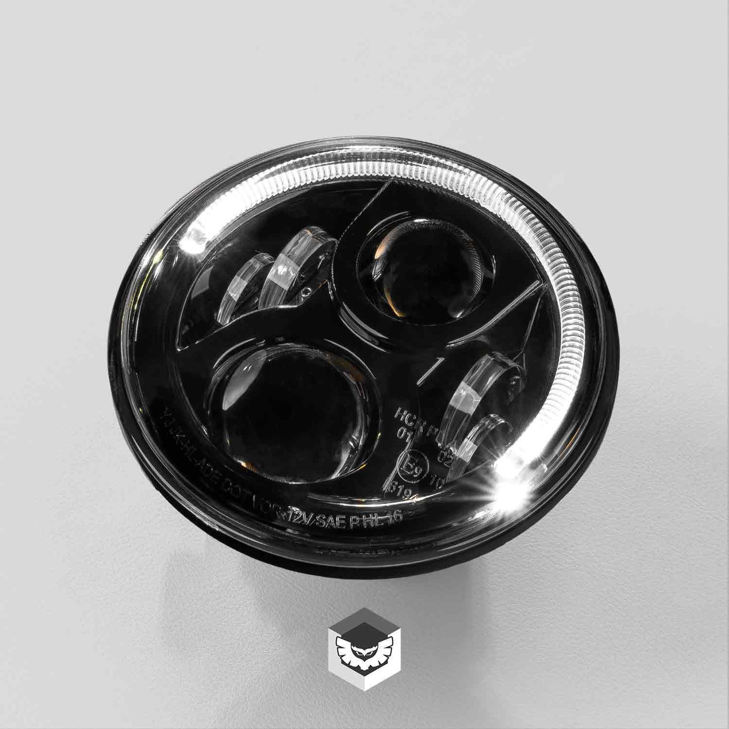 STEDI 7 Inch Carbon Black LED Headlight