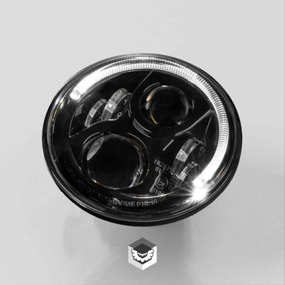 STEDI 7 Inch Carbon Black LED Headlight