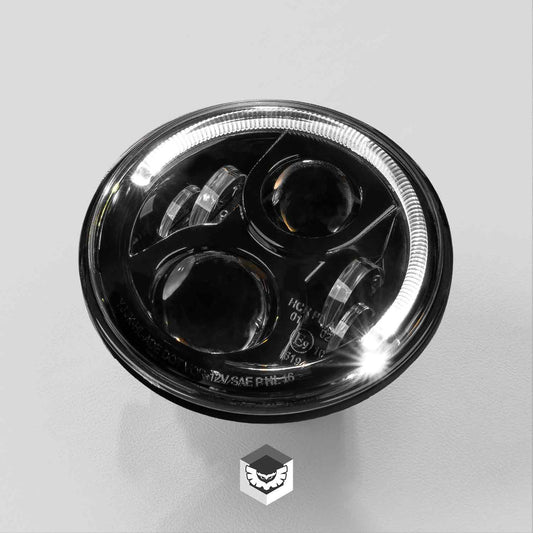 STEDI 7 Inch Carbon Black LED Headlight