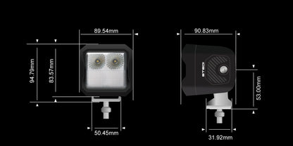 STEDI G4 Dual Colour Work Light (White/Amber)