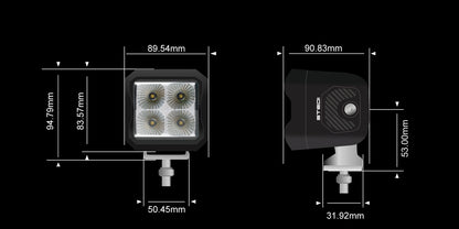 STEDI G4 Black Hybrid Work Light