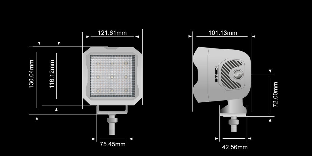 STEDI G9 Marine Ultra Flood Work Light