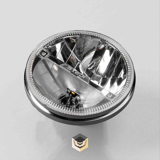 STEDI Homage 7 Inch LED Headlight - Chrome (3000K)