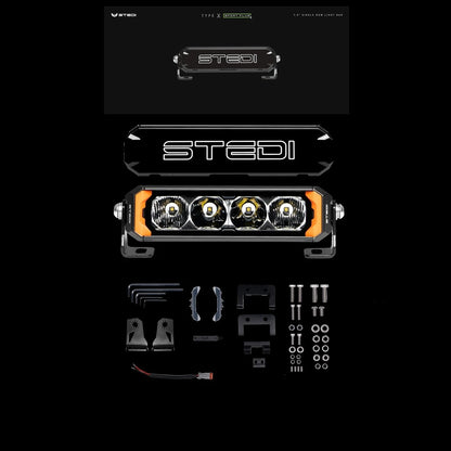 STEDI Sport Plus Single Row 7.5 inch 4 LED Light Bar