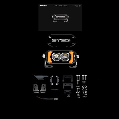 STEDI Sport Plus Single Row 4.3 inch 2 LED Light Bar