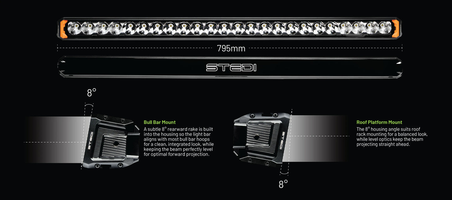STEDI Sport Plus Single Row 31.5 inch 24 LED Light Bar