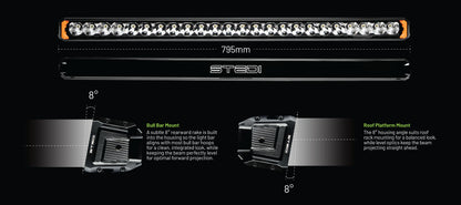 STEDI Sport Plus Single Row 31.5 inch 24 LED Light Bar