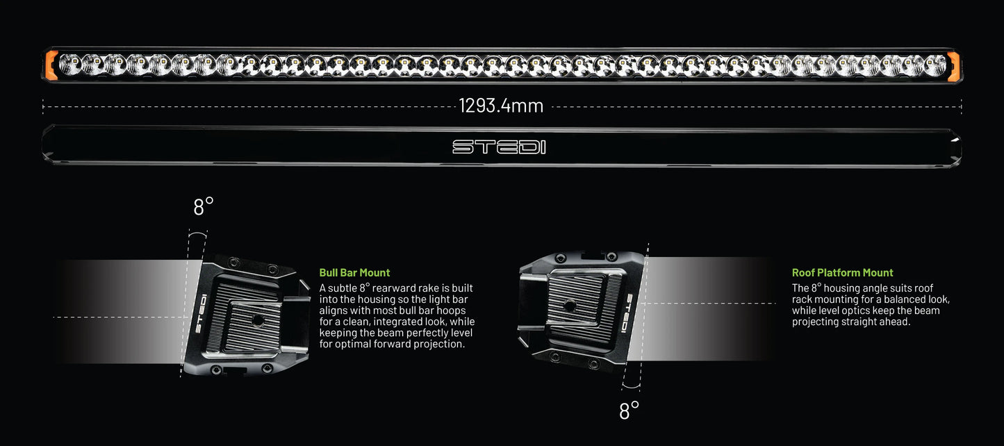 STEDI Sport Plus Single Row 51.5 inch 40 LED Light Bar