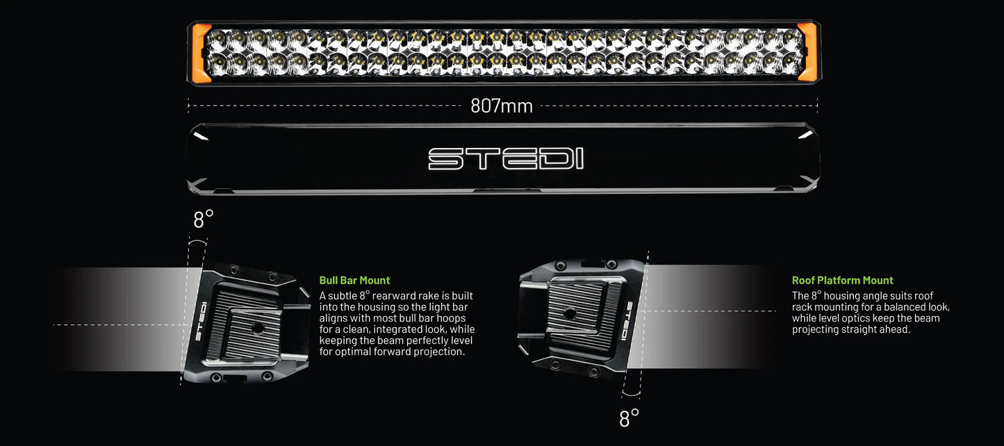 STEDI Sport Plus Double Row 32 inch 60 LED Light Bar