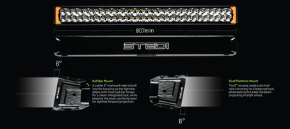 STEDI Sport Plus Double Row 32 inch 60 LED Light Bar