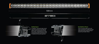 STEDI Sport Plus Double Row 42 inch 80 LED Light Bar