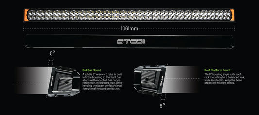 STEDI Sport Plus Double Row 42 inch 80 LED Light Bar
