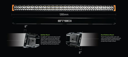 STEDI Sport Plus Double Row 50 inch 96 LED Light Bar