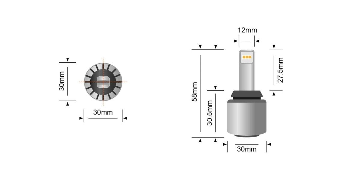 STEDI 1,000 Lumen T20 Reverse LED Upgrade (Pair) 