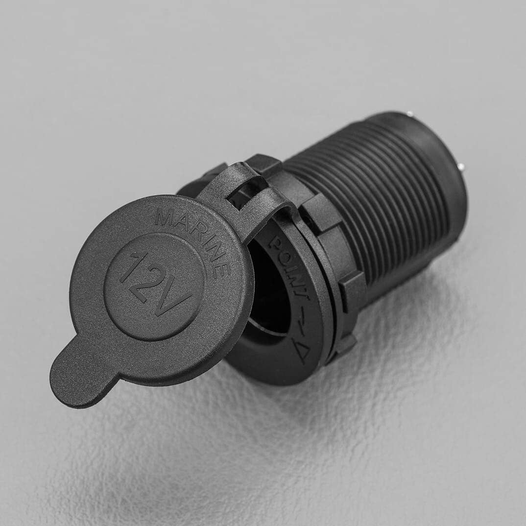 STEDI 12V Cigarette Lighter Socket - Flush Mount