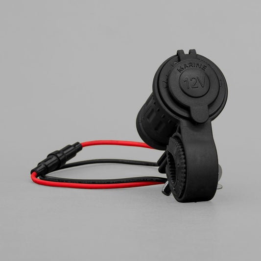 STEDI 12v Cigarette Lighter Socket - Handlebar Mount