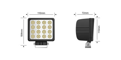 STEDI 48 Watt Square LED Camp Light