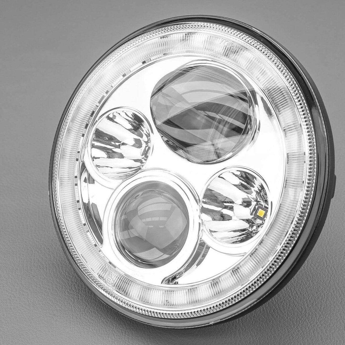 STEDI 7 Inch Iris Chrome LED Headlight