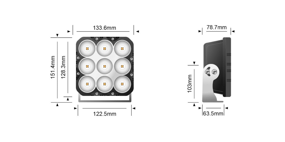 STEDI 90w LED Flood Light