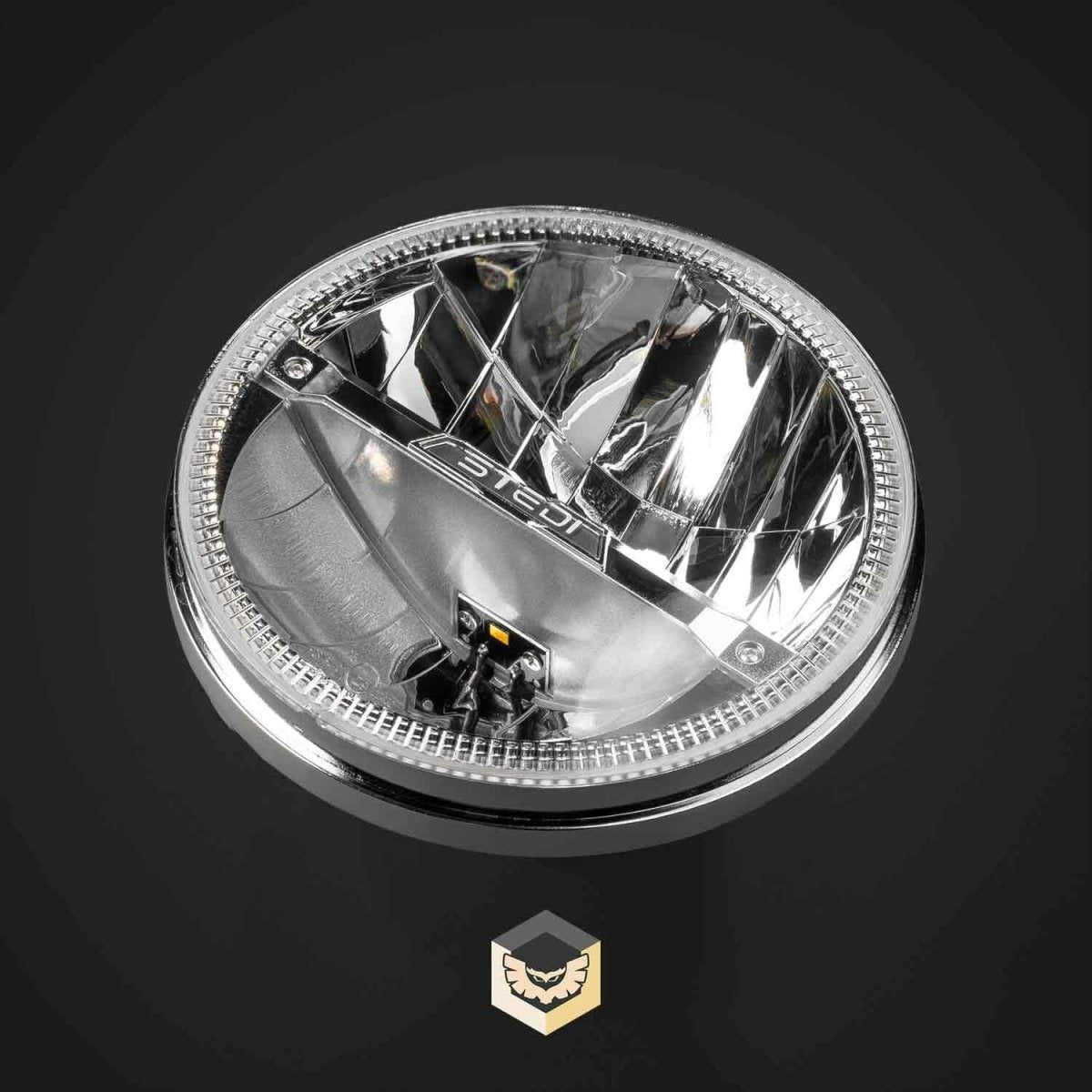 STEDI Homage 7 Inch LED Headlight - Chrome (3000K)