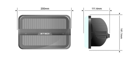 STEDI Homage Rectangle 7"x5" - (5700K) 