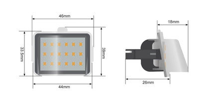 STEDI LED License Plate Light to suit Mercedes - Benz