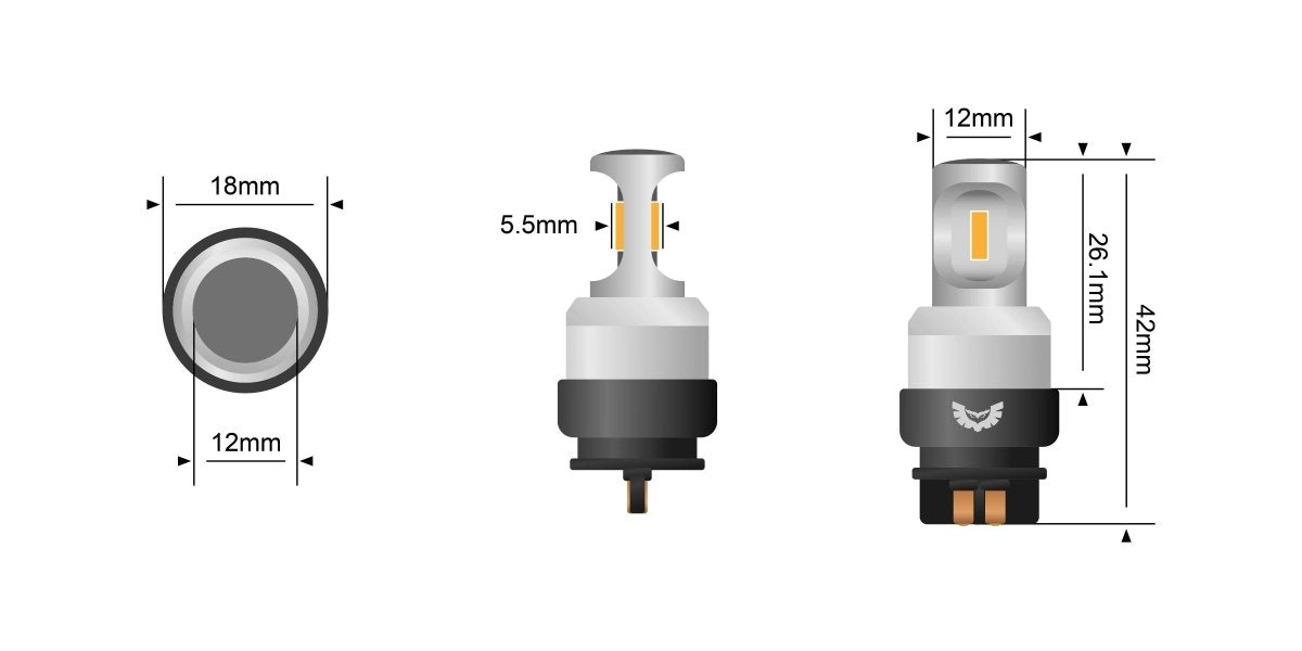 STEDI PWY24W LED Bulbs (Pair)