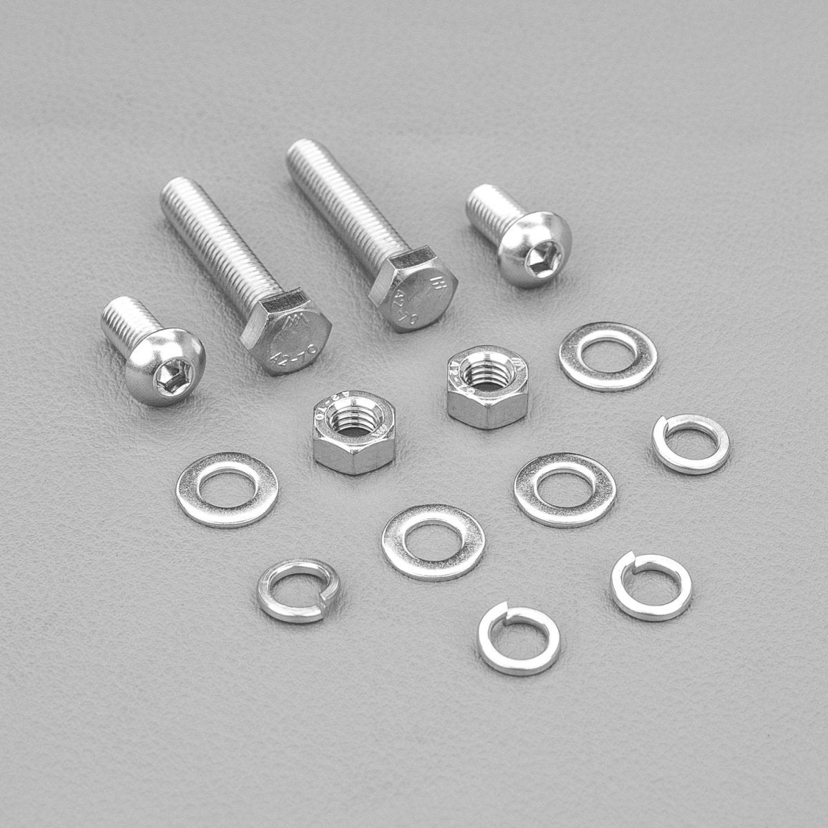 STEDI Side Brackets for LED Light Bars Brushed Stainless 59mm Profile