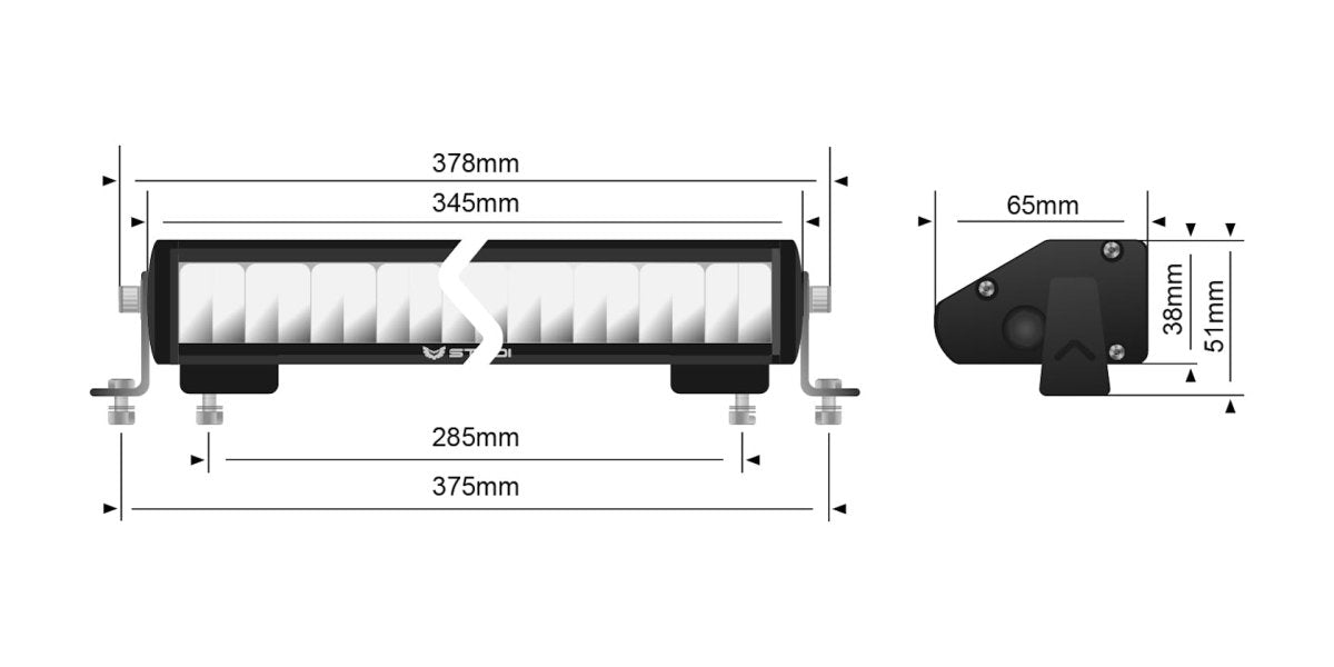 STEDI ST1K 13.5 Inch E - Mark LED Light Bar