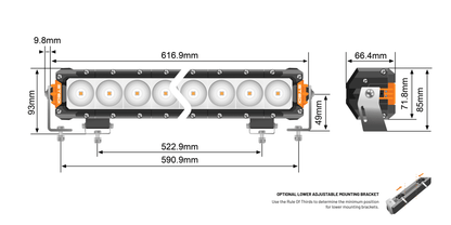 STEDI ST3301 PRO 24.5 INCH 16 LED LIGHT BAR