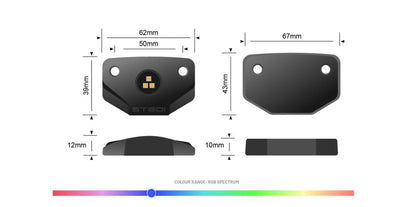 STEDI Surface 8 LED Rock Light (RGB)