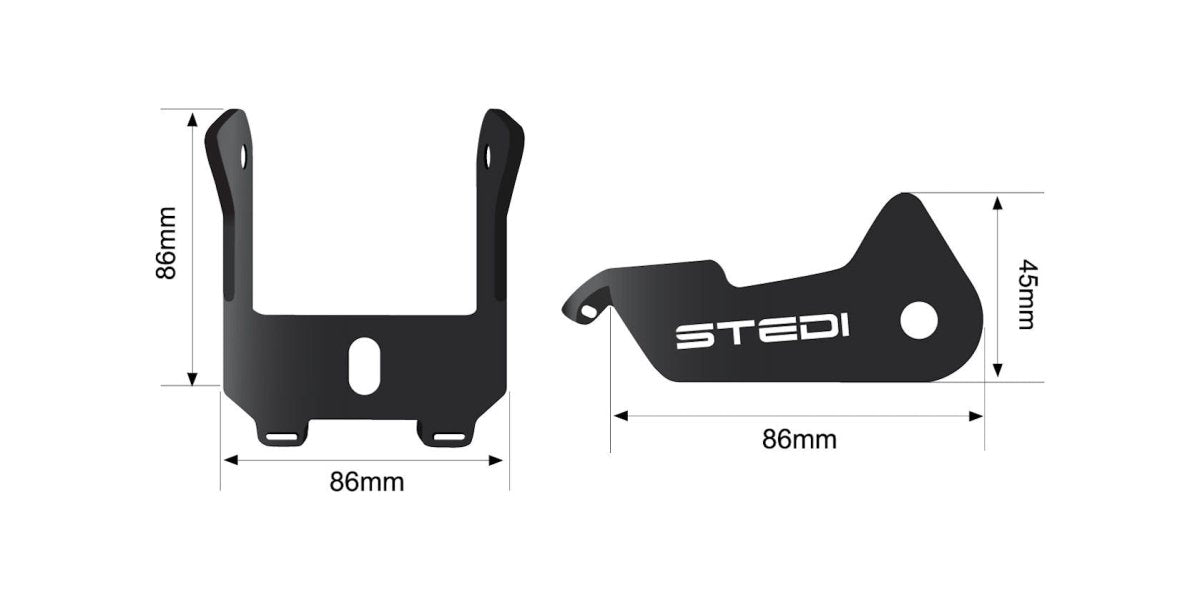 STEDI Type - X EVO MINI 4 Inch Under Rack Bracket