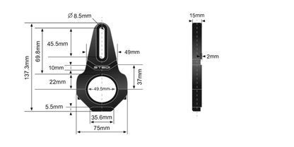 STEDI Vice Bull Bar Tube Clamps (Large Size)