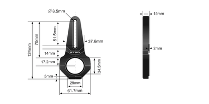 STEDI Vice Bull Bar Tube Clamps (Small Size)