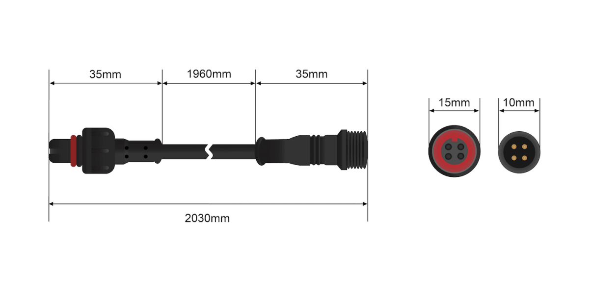 STEDI Wiring Extension Cable STEDI Surface RGB Rock Light