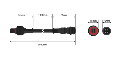 STEDI Wiring Extension Cable STEDI Surface RGB Rock Light