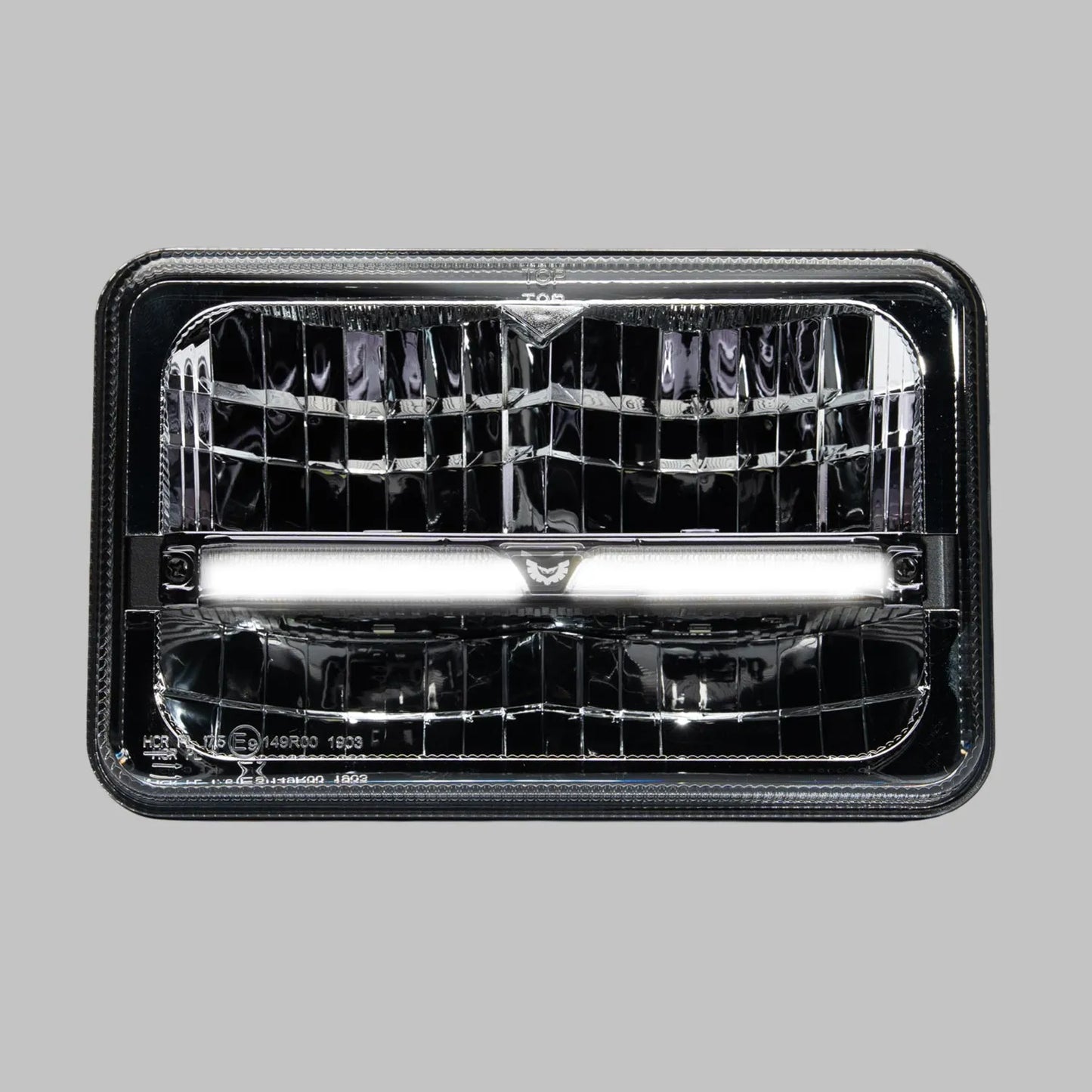 STEDI Homage Rectangle 6 x 4 Inch Headlight With DRL & Integrated Indicator